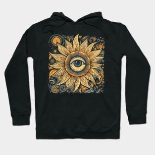 Minimal Flower Abstract Hoodie